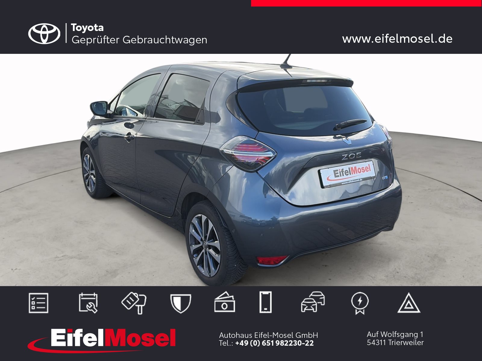 Foto 1 - ZOE Intens R135 Z.E. *Inkl. Batterie/Kamera/LED/Navi*, TITAN-GRAU