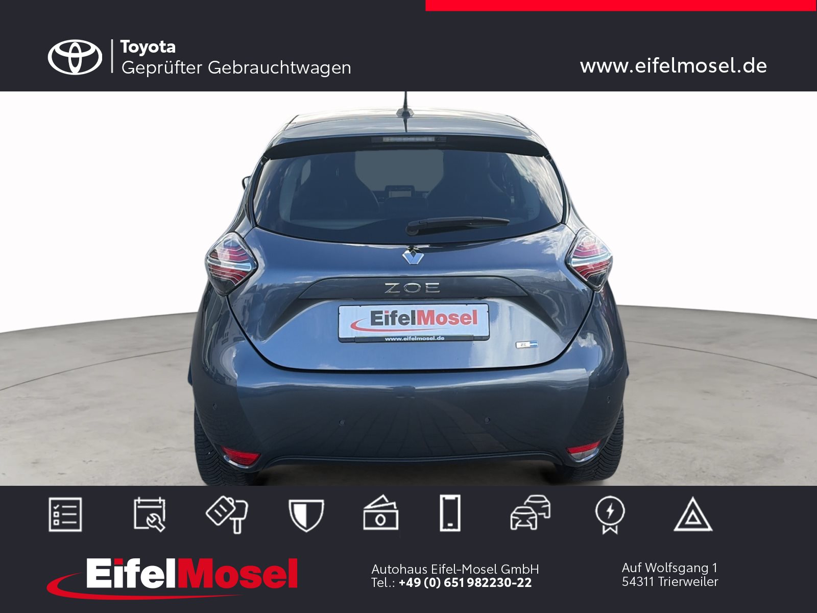 Foto 1 - ZOE Intens R135 Z.E. *Inkl. Batterie/Kamera/LED/Navi*, TITAN-GRAU