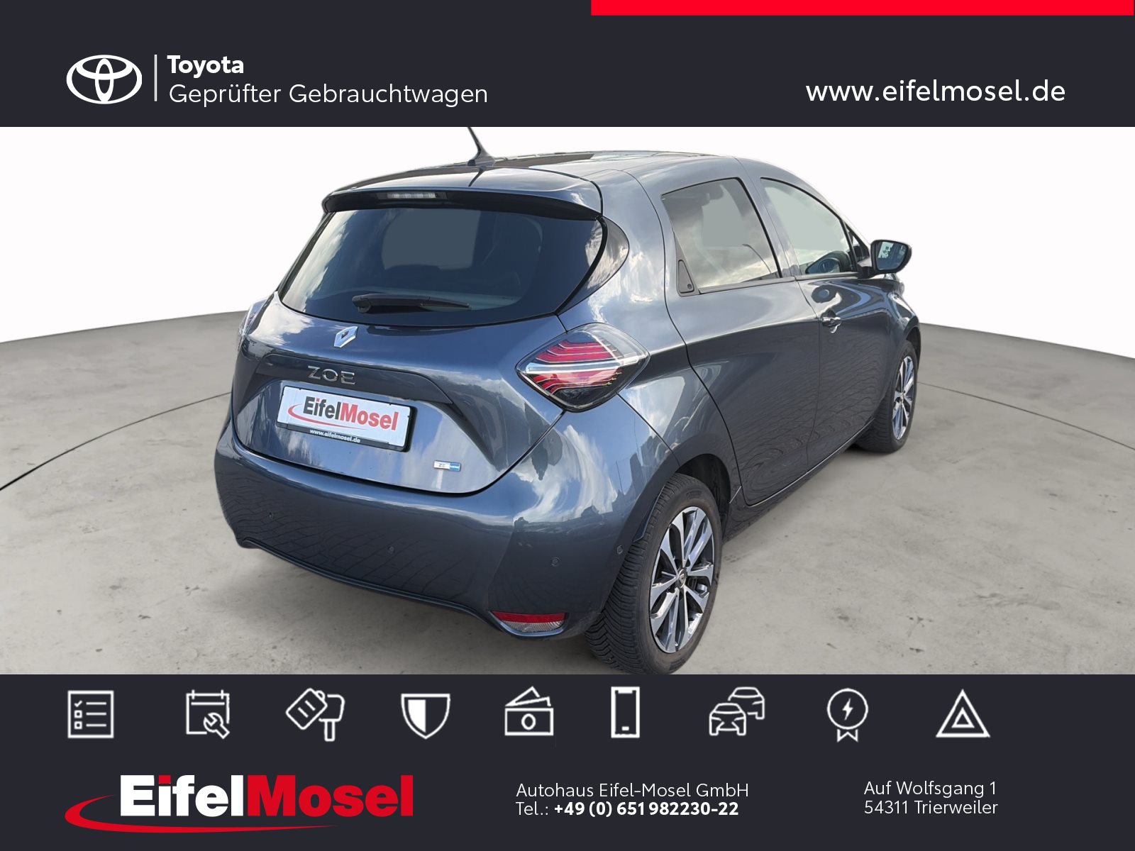 Foto 1 - ZOE Intens R135 Z.E. *Inkl. Batterie/Kamera/LED/Navi*, TITAN-GRAU