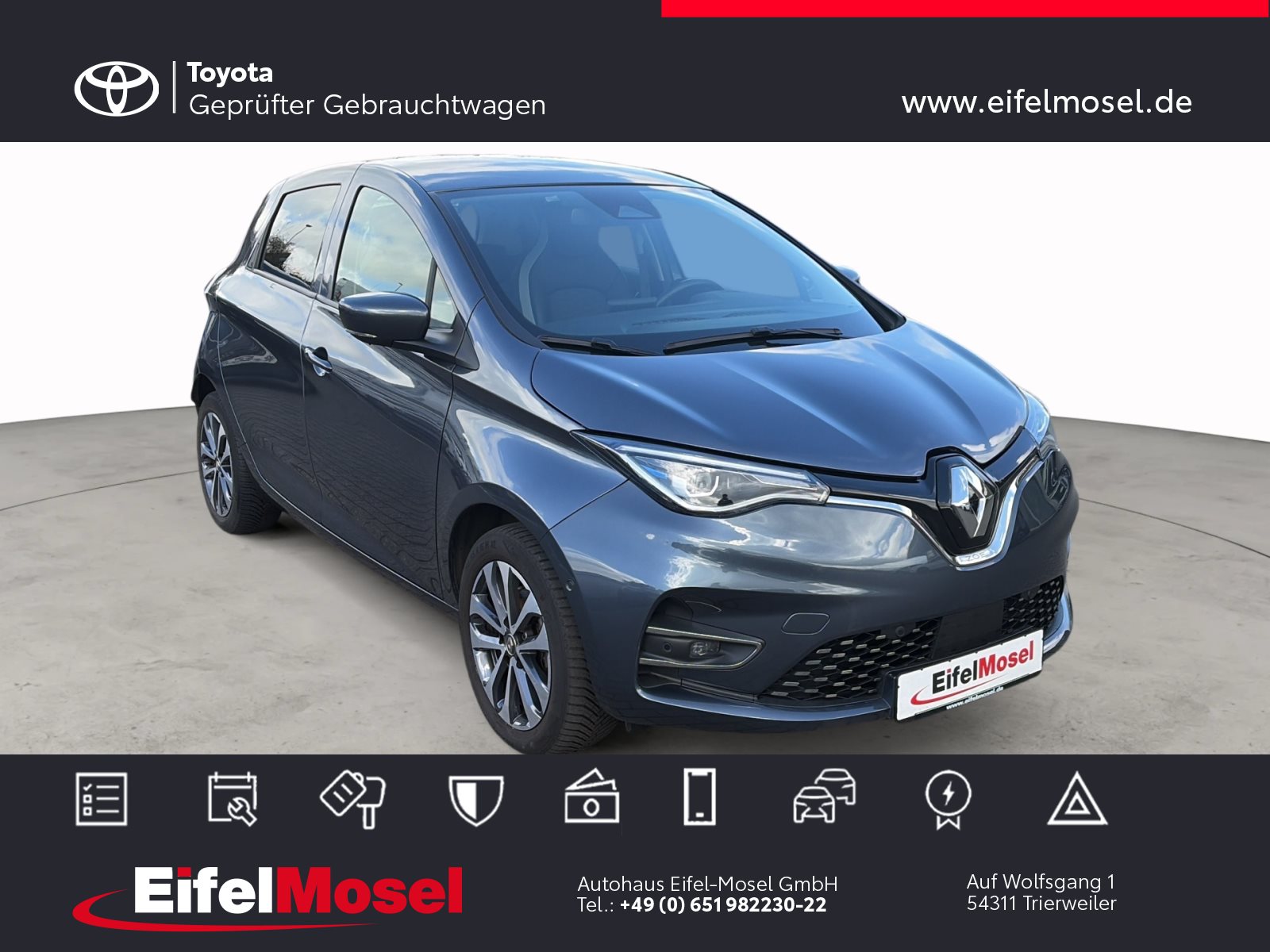 Foto 1 - ZOE Intens R135 Z.E. *Inkl. Batterie/Kamera/LED/Navi*, TITAN-GRAU