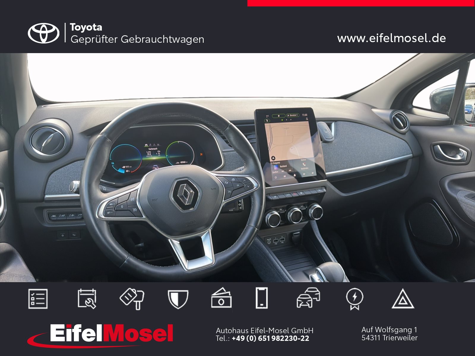 Foto 1 - ZOE Intens R135 Z.E. *Inkl. Batterie/Kamera/LED/Navi*, TITAN-GRAU